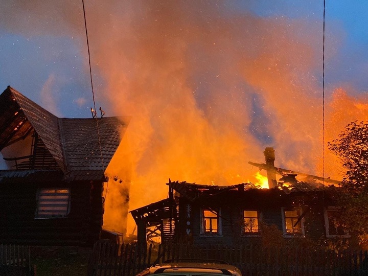 Пожар в Вожеге унес жизнь 40-летнего мужчины - МК Вологда