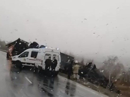 Водитель перевернувшейся фуры погиб в Забайкалье