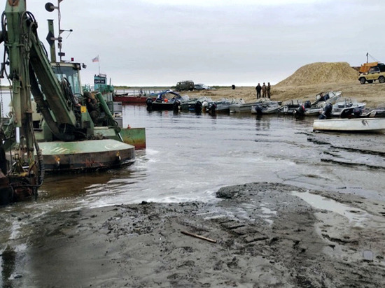 На Ямале из русел двух рек убрали 80 тыс. кубометров донных отложений