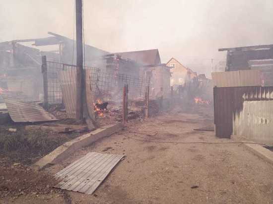 В деревне Грановщина сгорели четыре дома
