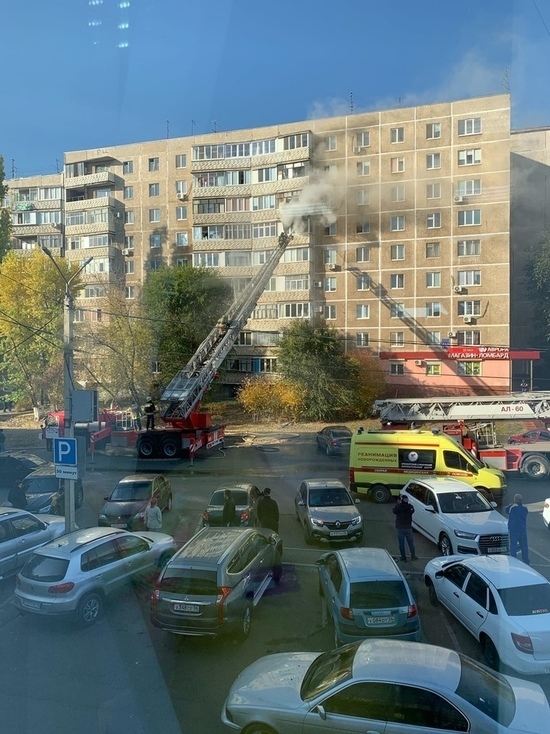 В Оренбурге на Гагарина горела квартира