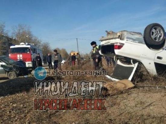 Водитель попал в реанимацию после ДТП в Краснокаменске