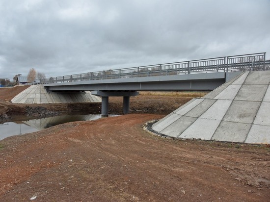 В Сернурском районе Марий Эл построен новый мост