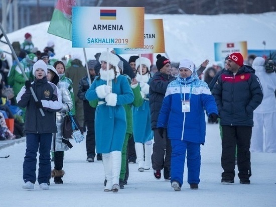 На Сахалине стартовали международные зимние игры «Дети Азии»