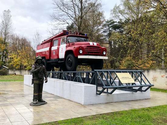 Памятник пожарному появился в Обнинске