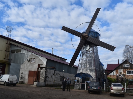 Мастер из Тверской области построил настоящую ветряную мельницу