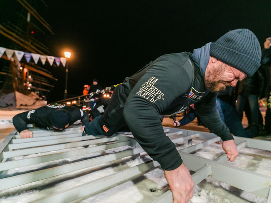 Мировой рекорд по перетягиванию барка «Седов» установлен в Мурманске