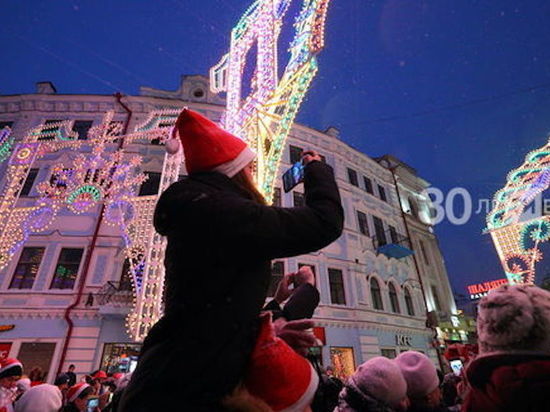 Казань вошла в топ популярных городов России для встречи Нового года