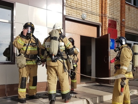 В одоевском МФЦ работали пожарные