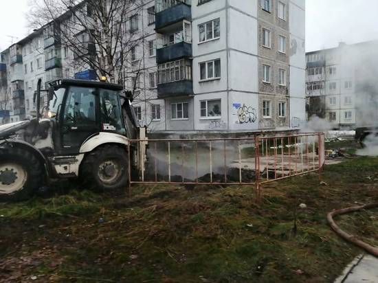 В Соломбале — авария на теплосетях