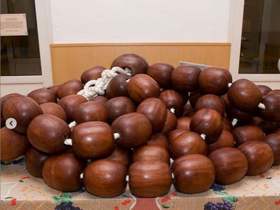 В Улан-Удэ хранятся чётки весом 350 кг