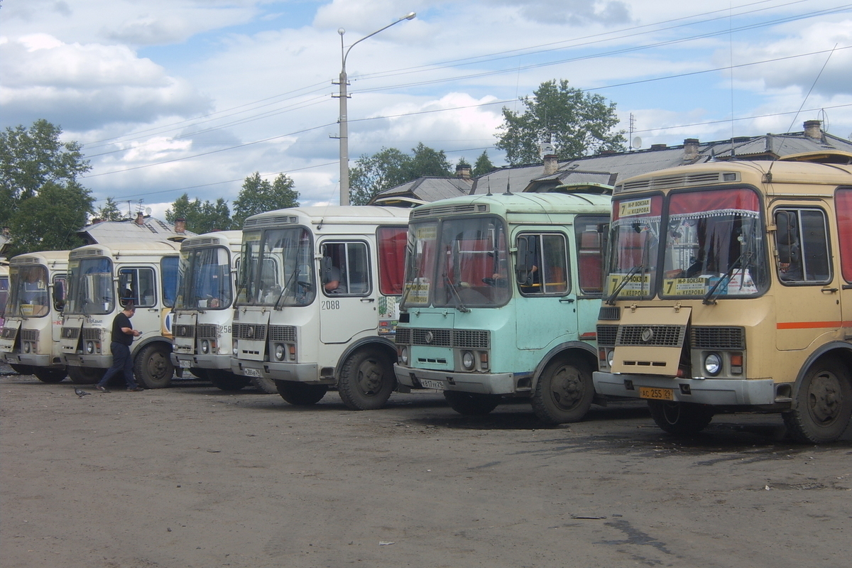 Транспорт архангельск автобус