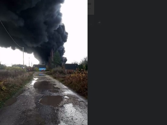 За 14 часов потушили пожар на лакокрасочном заводе в Ленобласти