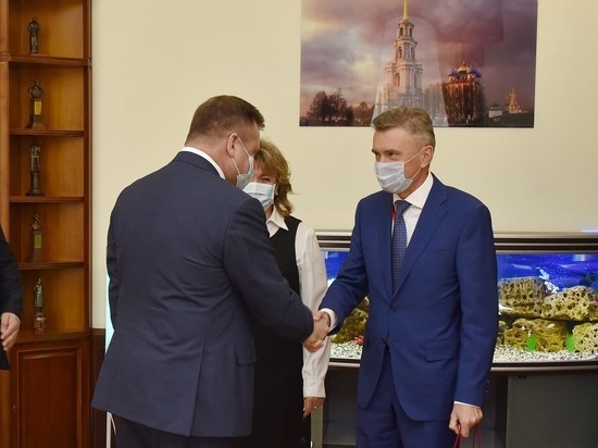 Рязанский губернатор встретился с президентом Федеральной нотариальной палаты