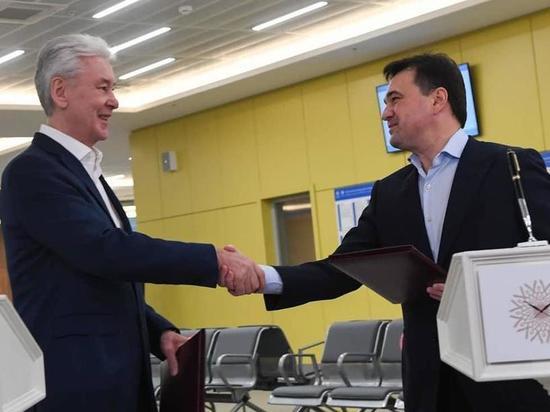 Губернатор Андрей Воробьев и мэр Москвы Сергей Собянин открыли автовокзал «Центральный» на Щелковском шоссе.