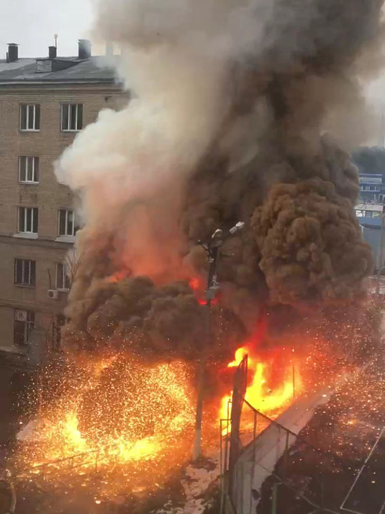 «Думали, что конец света»: фото мощного взрыва в ковидном госпитале Челябинска