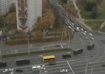 Жители Минска на автомобилях заблокировали проезд