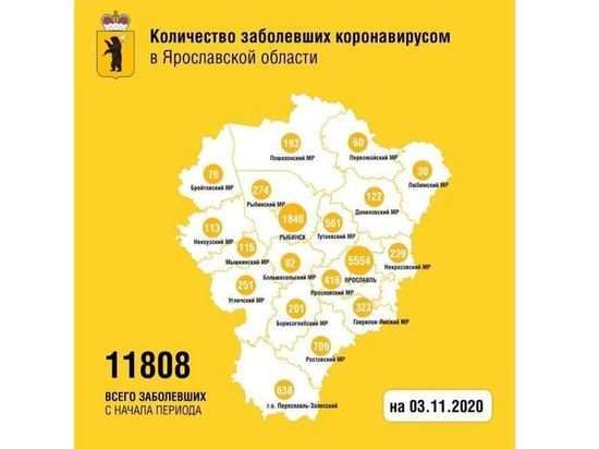 От COVID-19 в Ярославской области скончались 3 женщины