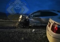 Две иномарки, которые разбились в Читинском районе вечером 4 ноября, столкнулись с Lexus 330