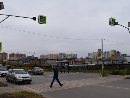 За год в Рязанской области оборудовано 123 пешеходных перехода