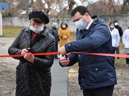 В Сасове открыли спортплощадку для выполнения нормативов ГТО