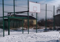 В селе Малоархангельск Красночикойского района открыли первую универсальную спортивную площадку