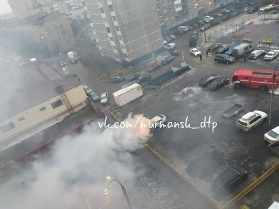 На улице Юрия Гагарина горел автомобиль