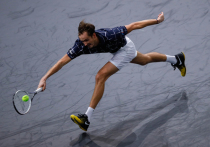 В трех сетах российский теннисист Даниил Медведев обыграл немца Александра Зверева (5:7, 6:4, 6:1) в финале турнира в Париже