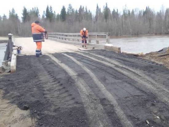 На два дня закроется мост через Ижму в посёлке 29-го лесозавода