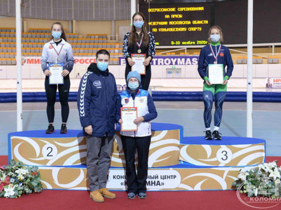 Спортсменка из Оленегорска взяла «бронзу» на соревнованиях по конькобежному спорту в Коломне