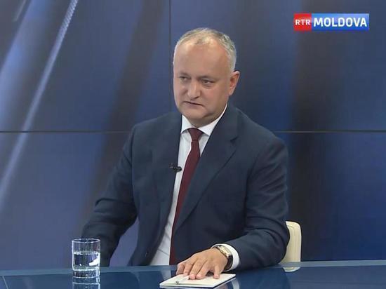 Додон: победа Санду в Молдавии осложнит отношения с Россией