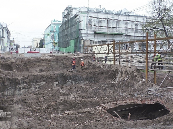 Рязанцам показали арку Лыбедского моста XIX века