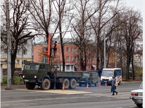 На Фрунзе и 12 лет Октября в Смоленске ремонт подходит к концу