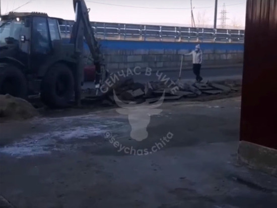 Власти Читы оштрафуют разбивших новый асфальт в Каштаке