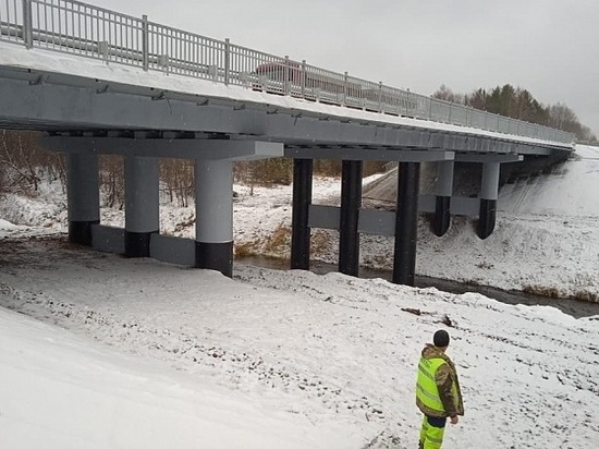 Мост через Быстрицу в Кумёнах отремонтирован