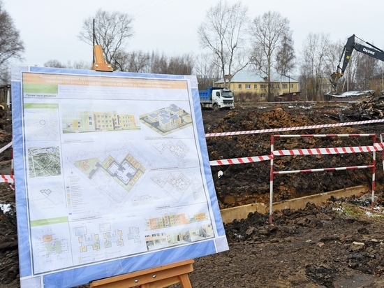 В здании оборудуют 18 групп, бассейн, спортивный и актовый залы