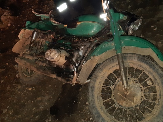 Мотоциклист перевернулся в Кирове
