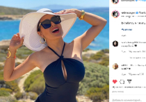 Голливудская актриса с мексиканскими корнями Сальма Хайек отправилась на отдых в Грецию и опубликовала в своем Instagram заманчивое фото