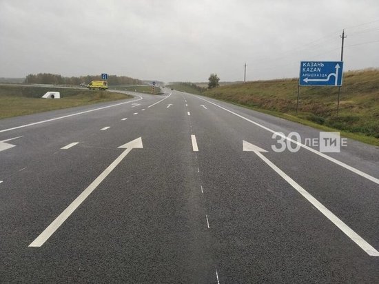 В Татарстане продолжили ремонт дорог на М7 «Волга»