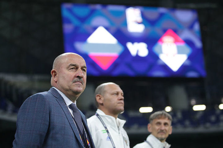 Что говорил главный тренер сборной России после разгрома в Белграде