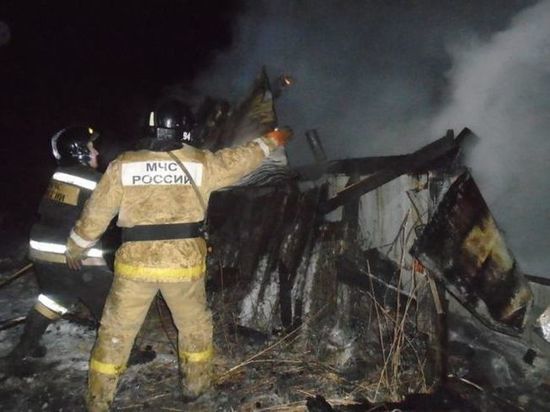 В Башкирии после пожара в бесхозном садовом домике нашли останки мужчины