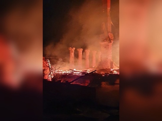 В Касимове сгорел памятник федерального значения XIX века