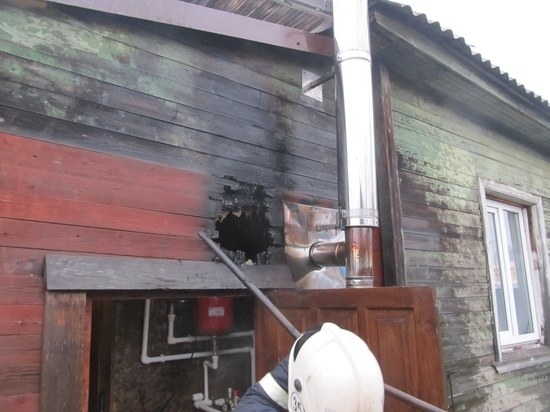 Карельские пожарные справились с возгоранием жилого дома за 5 минут