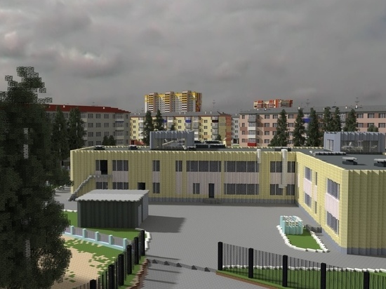 Югорский город строят в Minecraft