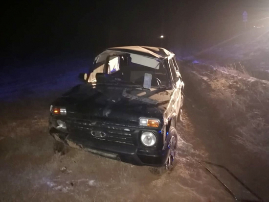 В Астраханской области в аварии погиб мужчина и серьезно пострадали трое детей