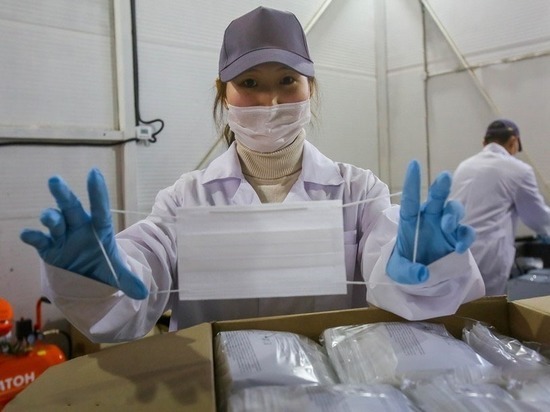 В Якутии открыли цех по производству медицинских масок