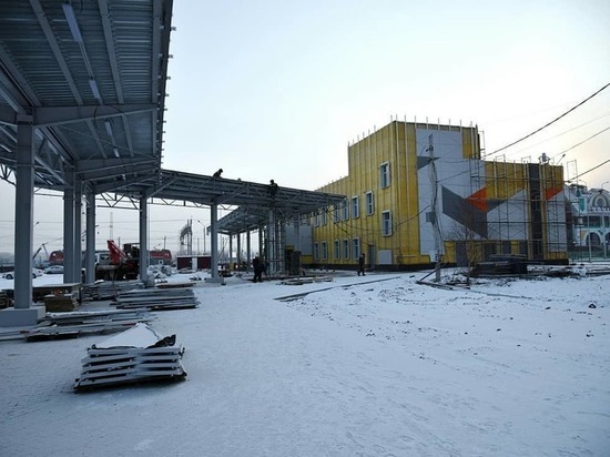 Мэр Белова проверил ход строительства нового автовокзала