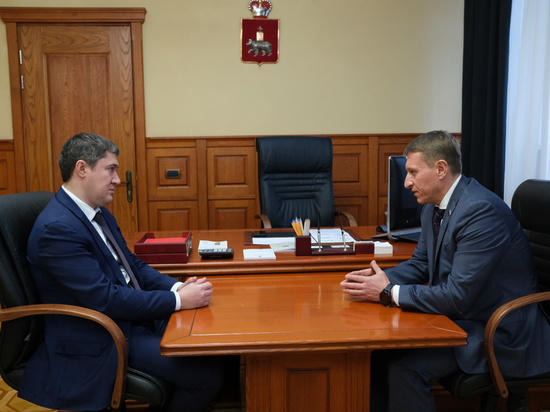 Губернатор провел встречу с депутатом Госдумы Скривановым