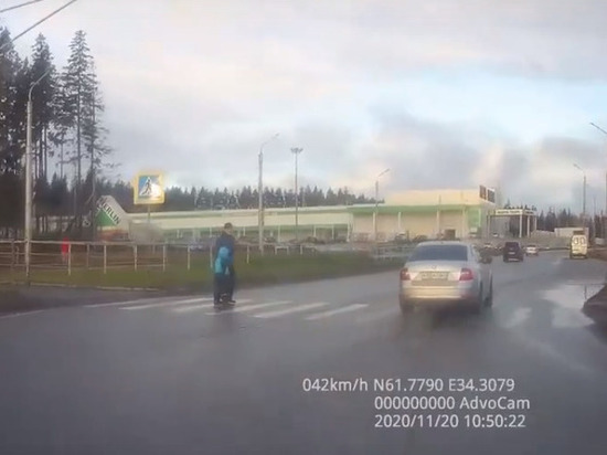 Лихача на «пешеходнике» оштрафовали в Петрозаводске