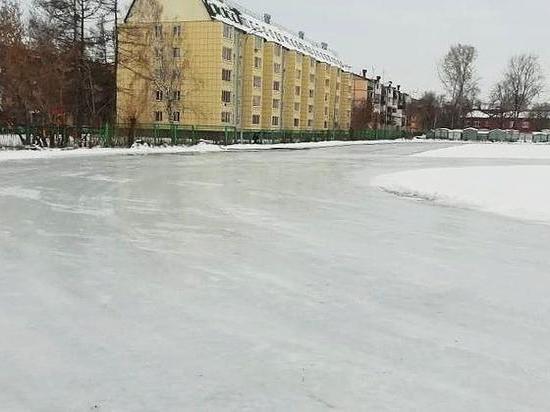 Несколько площадок для зимнего катания открылось в городе Кемерово